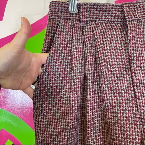 Vintage Lord Isaacs, Herringbone Wool Like Shorts. Size 10(see measurements!) - Picture 2 of 5